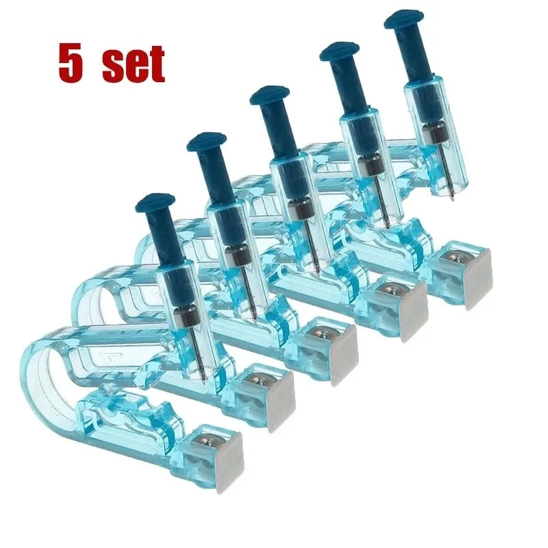 5 Ear Piercing Gun Kits | Disposable - Healthy - Safety Earring Piercer Tool