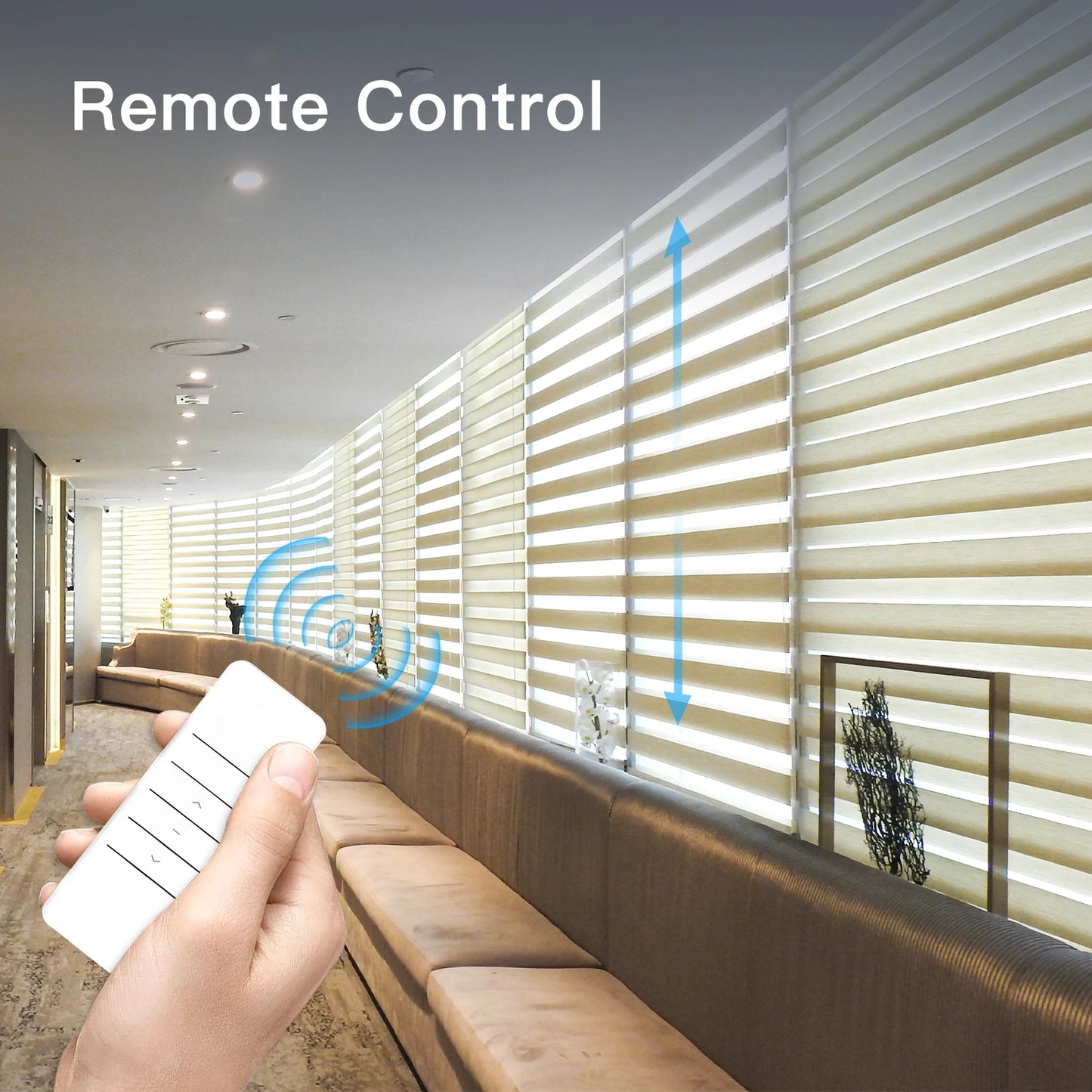 WiFi Smart Motor Electric Chain Roller Blinds Shade Shutter Drive RF Remote Kit Smart Life App via Alexa/Google